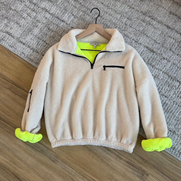 Great condition! Express One Eleven Cozy Fleece Quarter Zip Pullover - Picture 1 of 4